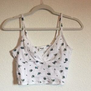 Floral crop top
